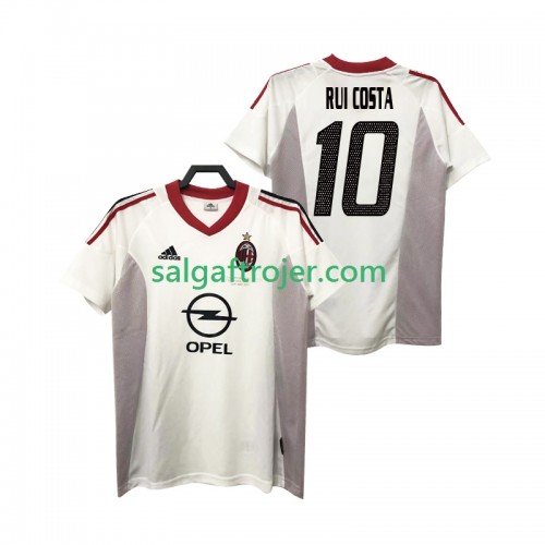 AC Milan rui costa 10 2004 Fodboldtrøjer Retro Udebanesæt 2005 Kort ærmer AC Milan rui costa 10 2004 Fodboldtrøjer Retro Udebanesæt 2005 Kort ærmer
